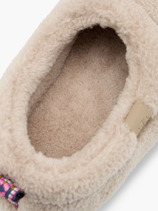 Casa mia Plüsch-Hausschuh Beige 158040 6