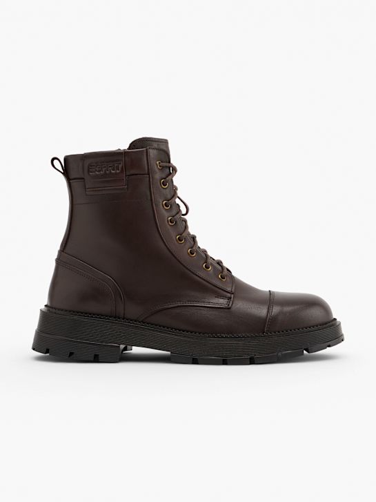 Esprit Bottes à lacets brun 158073 1