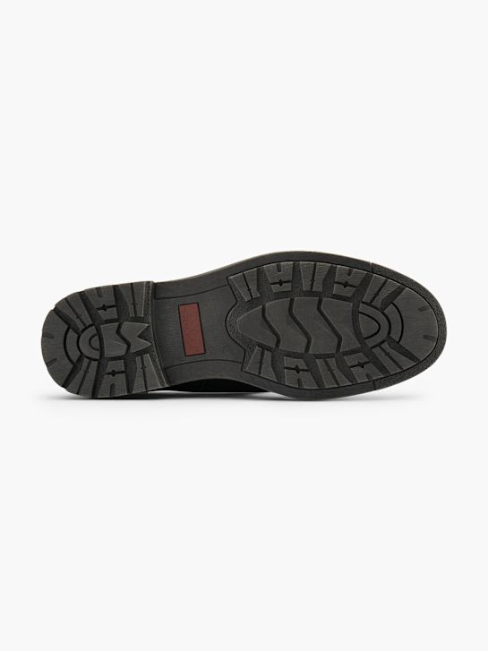 AM Shoe Botki sznurowane czarny 158101 4