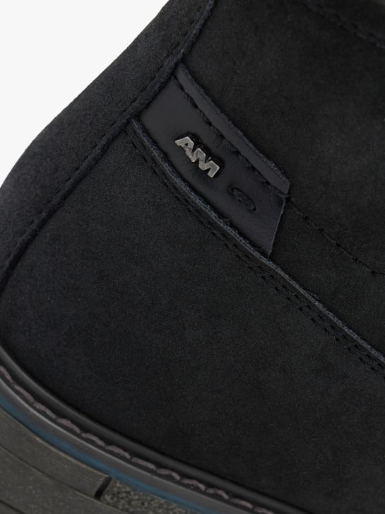 AM Shoe Šnurovacia členková obuv Čierna 158101 6