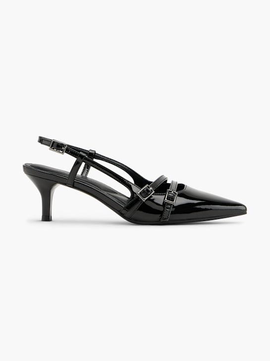 Catwalk Décolleté con cinturino Nero 158195 1