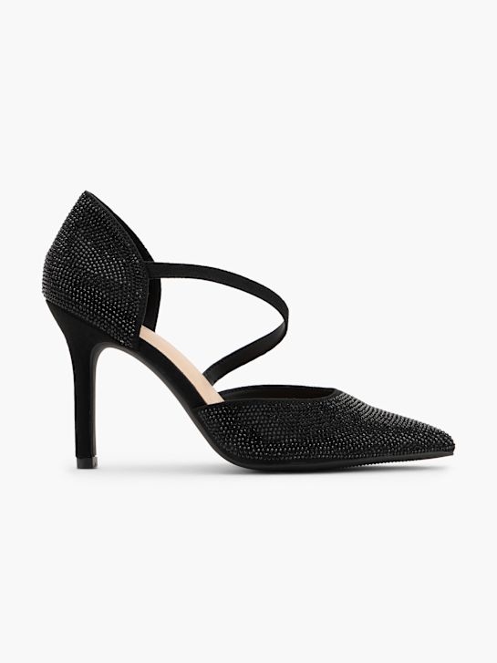 Catwalk Csatos körömcipő Fekete 158384 1