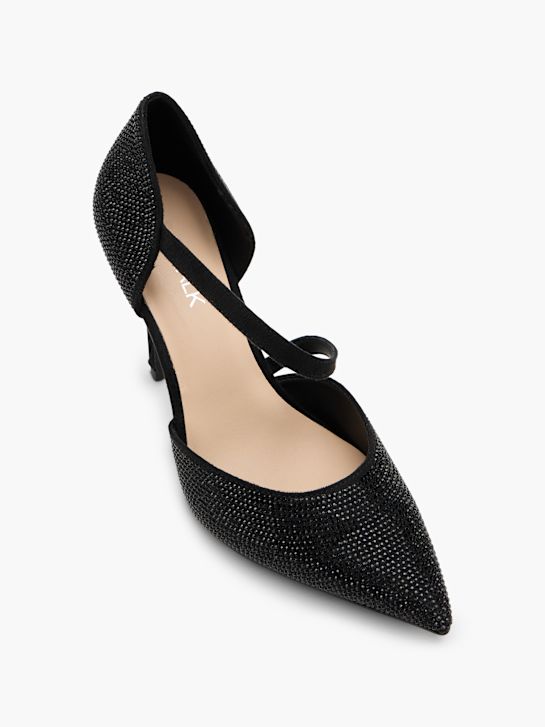 Catwalk Csatos körömcipő Fekete 158384 2