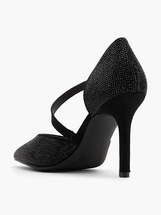 Catwalk Csatos körömcipő Fekete 158384 3