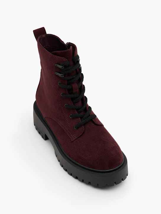 Catwalk Bottes à lacets Bordeaux 158552 2