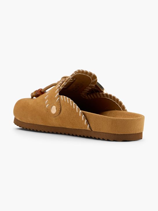 Catwalk Tieffuß Pantolette Cognac 158623 3