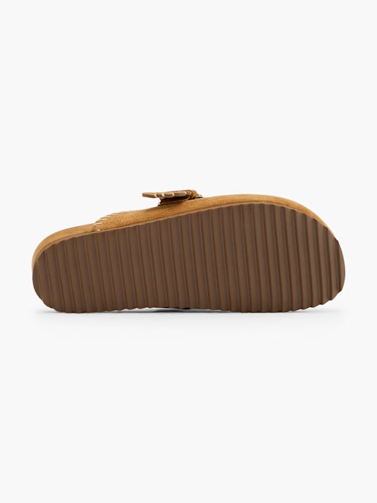 Catwalk Tieffuß Pantolette Cognac 158623 4