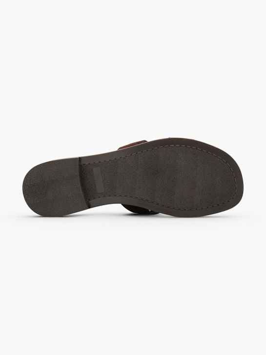 Catwalk Flache Pantolette Braun 158830 4