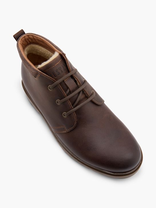 Mustang Bottines à lacets Marron 158976 2