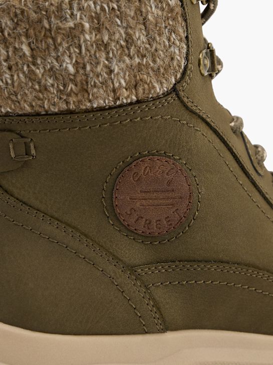 Easy Street Bottes à lacets Vert foncé 159129 5
