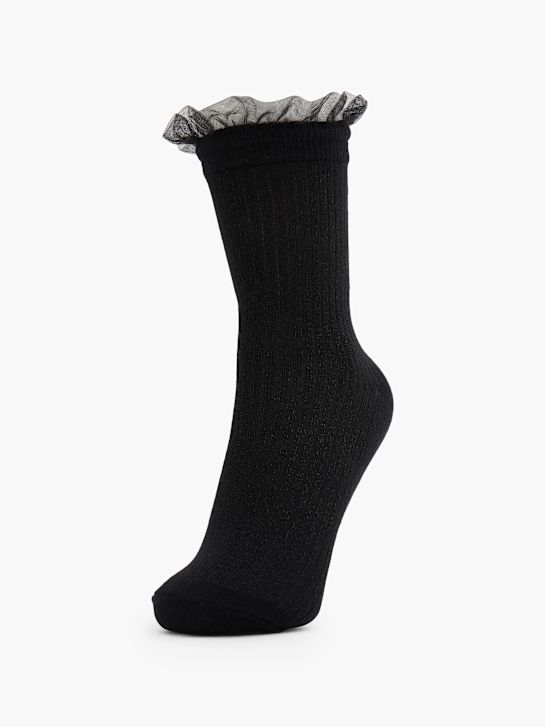 PIECES Socken Schwarz 159349 1