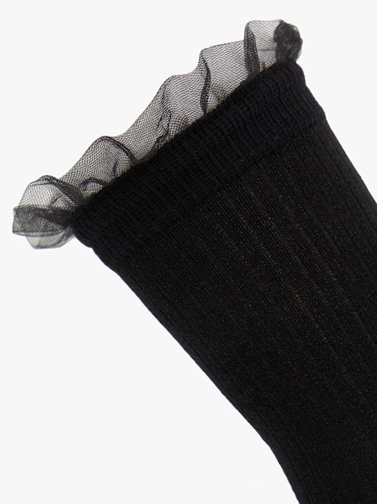 PIECES Socken Schwarz 159349 2