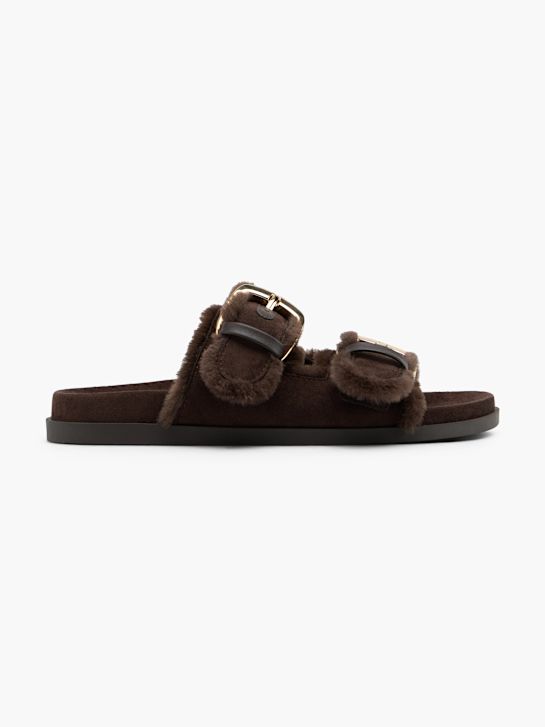 Catwalk Tieffuß Pantolette Braun 159355 1