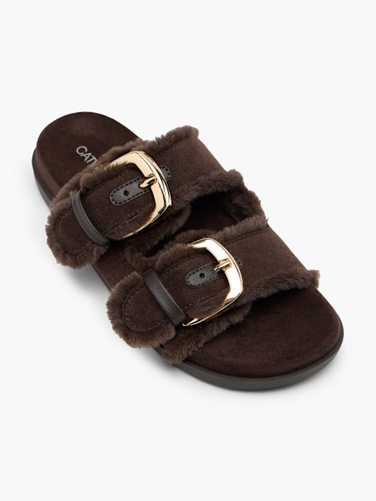Catwalk Tieffuß Pantolette Braun 159355 2