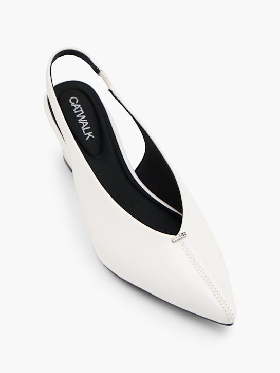 Catwalk Slingpumps Weiß 159435 2