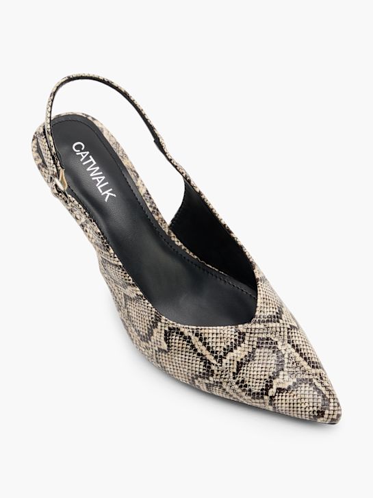 Catwalk Décolleté con cinturino Beige 159546 2