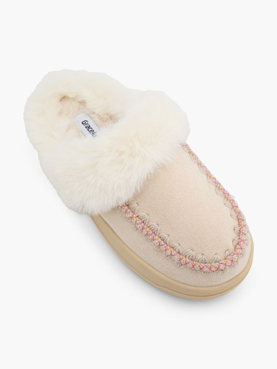 Graceland Chaussons fourrés beige 159974 2