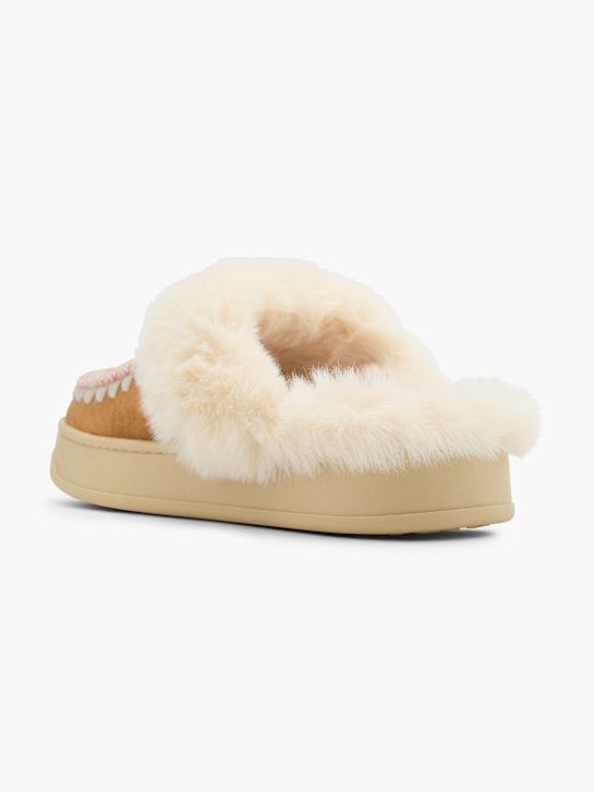 Graceland Chaussons fourrés brun 159973 3