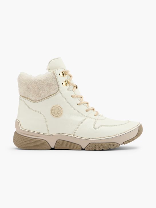 Rieker Bottes à lacets blanc cassé 160004 1