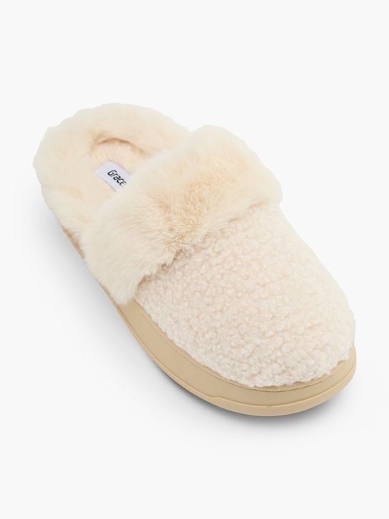 Graceland Chaussons fourrés blanc cassé 159990 2