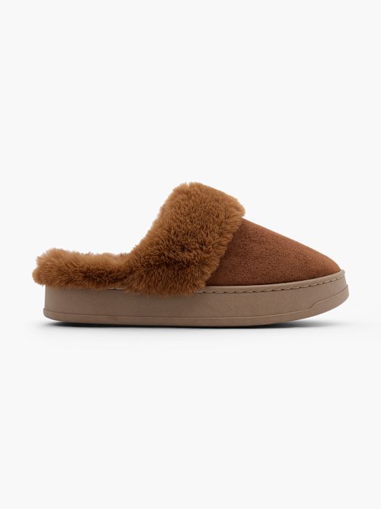 Graceland Chaussons fourrés brun 159988 1