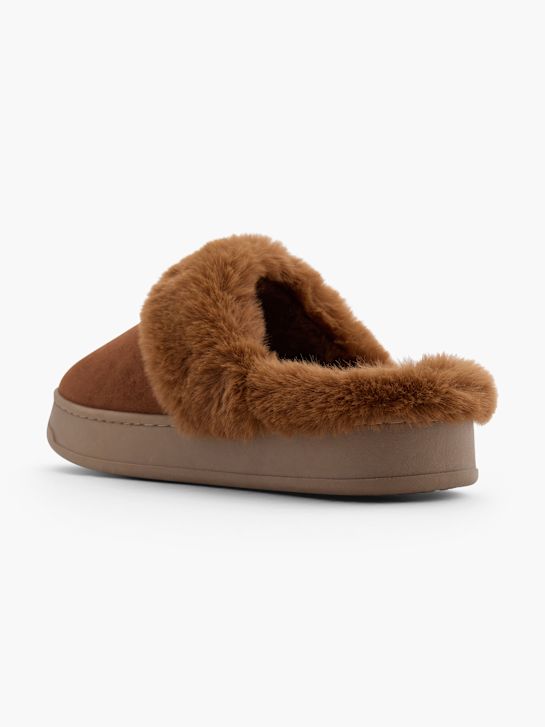 Graceland Chaussons fourrés brun 159988 3
