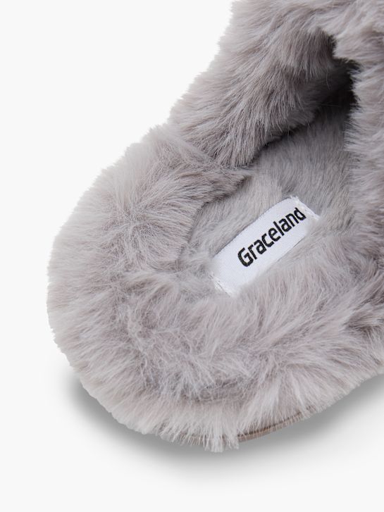 Graceland Chaussons fourrés gris 159987 6