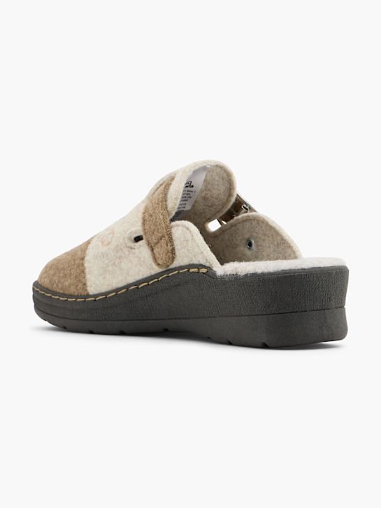 Casa mia Pantoffel Creme 160785 3