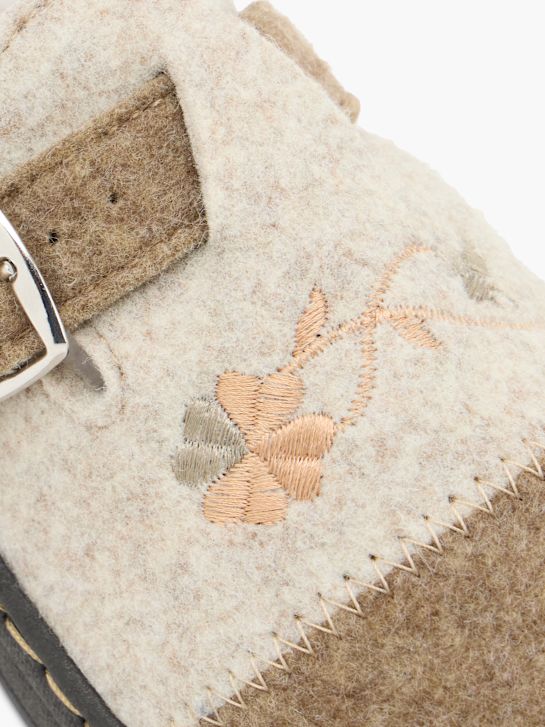 Casa mia Pantoffel Creme 160785 5