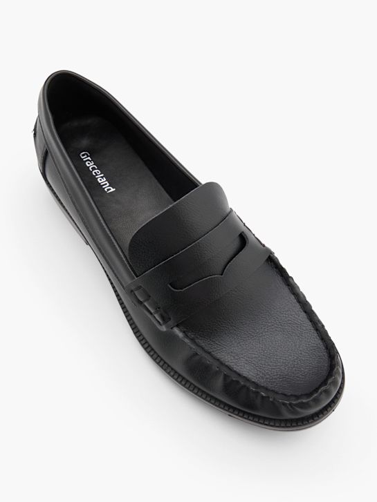 Graceland Mocassins Noir 160793 2