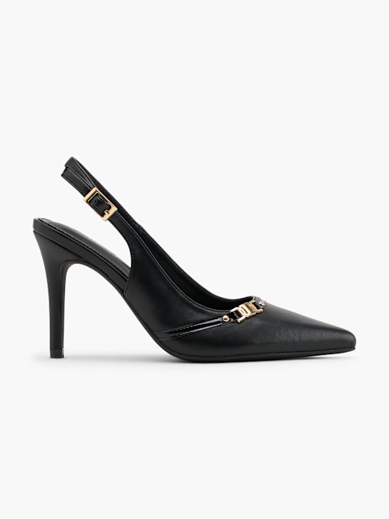 Catwalk Décolleté con cinturino Nero 160968 1