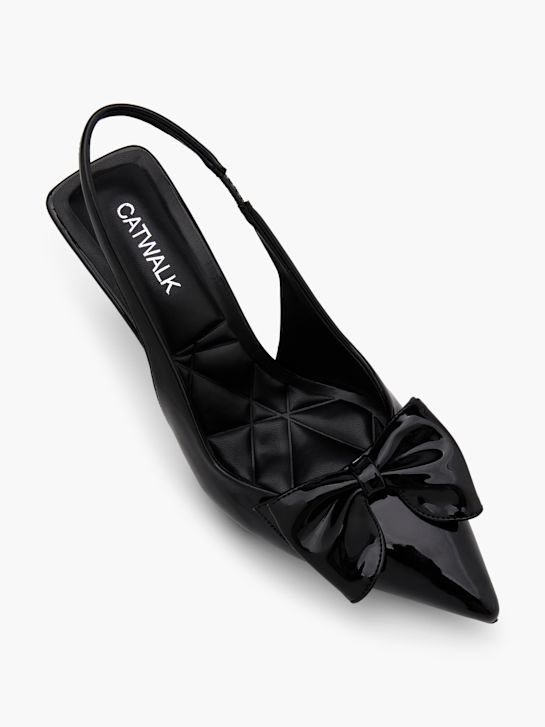 Catwalk Décolleté con cinturino Nero 161053 2