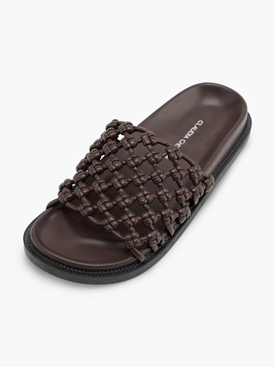 Claudia Ghizzani Chaussons Marron 163965 2