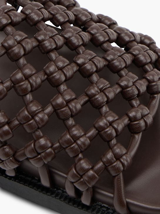Claudia Ghizzani Chaussons Marron 163965 5