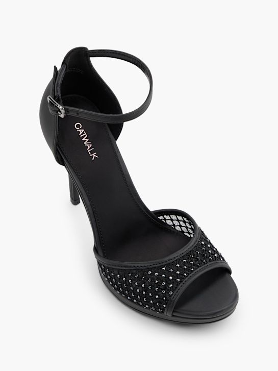 Catwalk Sandalias de tacón negro 164318 2