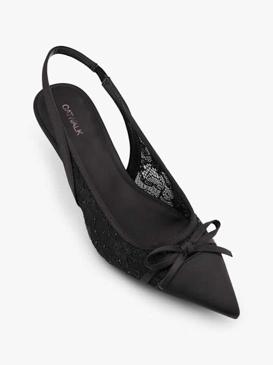 Catwalk Sapatos de salto alto preto 164320 2