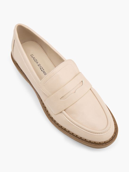 Claudia Ghizzani Mocassins Crème 176844 2