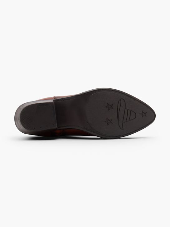 CAFE MODA Cowboy Boots Cognac 177583 4