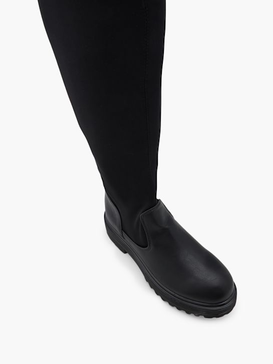 Claudia Ghizzani Overknee Schwarz 177643 2