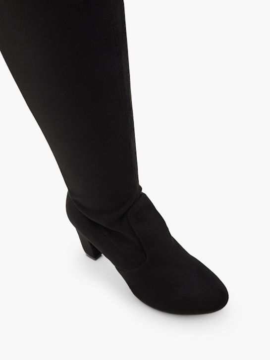 Claudia Ghizzani Overknee Schwarz 177659 2