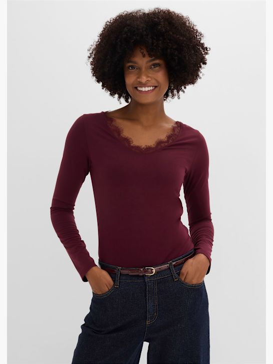 bonprix Longsleeve Bordeaux 177773 2