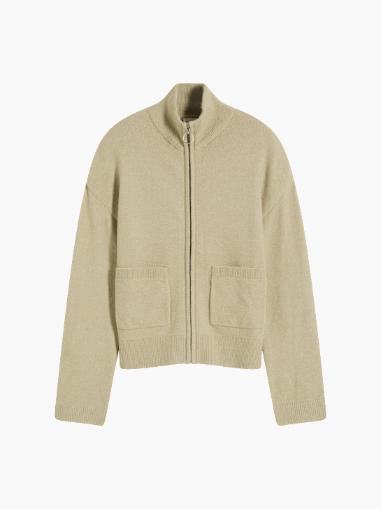 bonprix Fleecejacke Beige 177774 1
