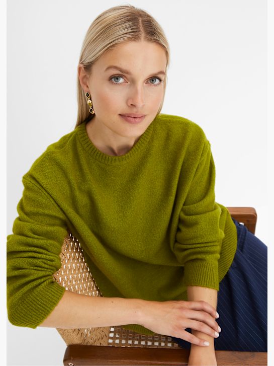 bonprix Strickpullover Grün 177783 4