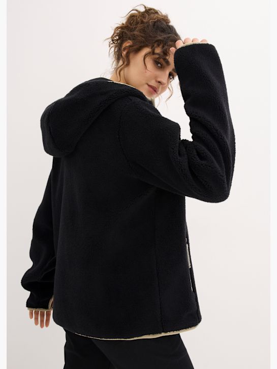 bonprix Fleecejacke Schwarz 177793 3