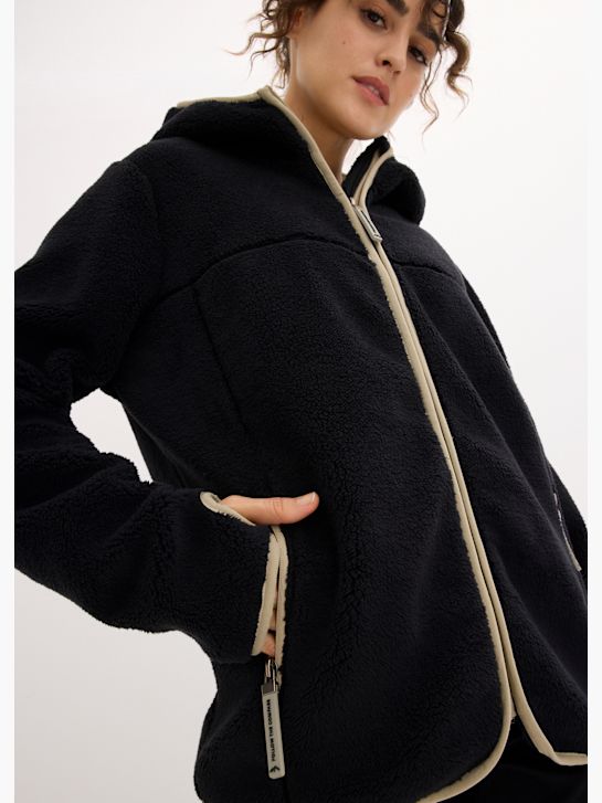 bonprix Fleecejacke Schwarz 177793 4