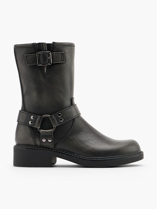 Claudia Ghizzani Biker Boots Anthrazit 177842 1