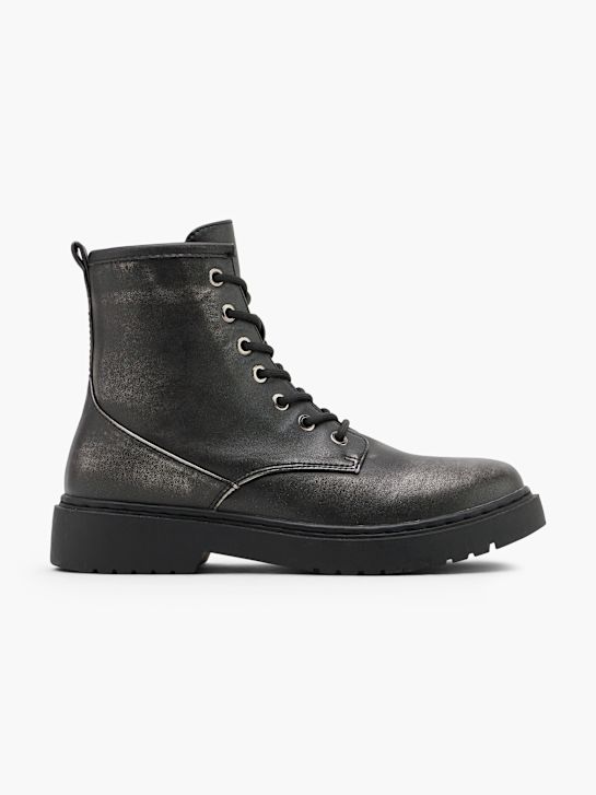 Claudia Ghizzani Bottes à lacets Noir 177858 1