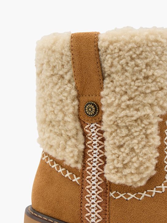 Claudia Ghizzani Bottines classiques Camel 177873 5