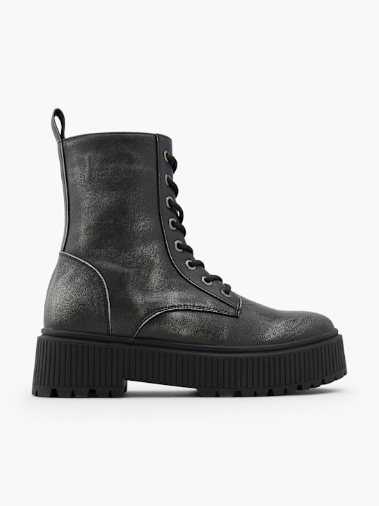 Claudia Ghizzani Bottes à lacets Anthracite 177874 1