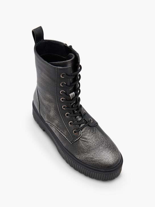 Claudia Ghizzani Bottes à lacets Anthracite 177874 2